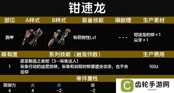 怪物猎人荒野套装效果图鉴   全套装效果及制作材料总汇图片6
