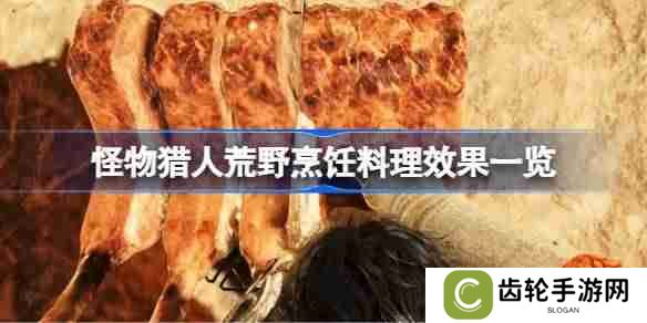 怪物猎人荒野烹饪料理有哪些效果 怪物猎人荒野烹饪料理效果一览