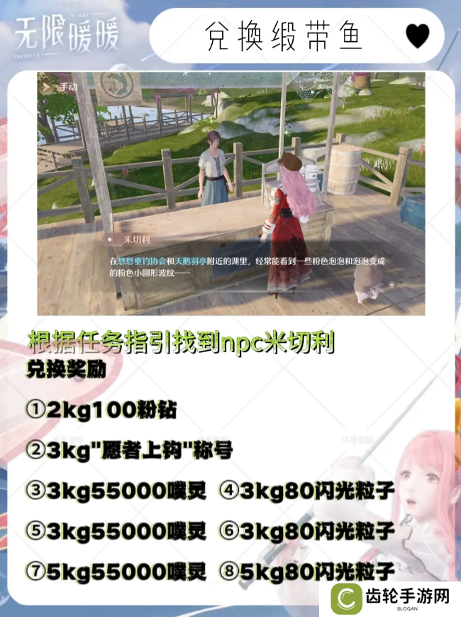 无限暖暖粉色缎带鱼怎么获得   粉色缎带鱼兑换奖励一览表图片5